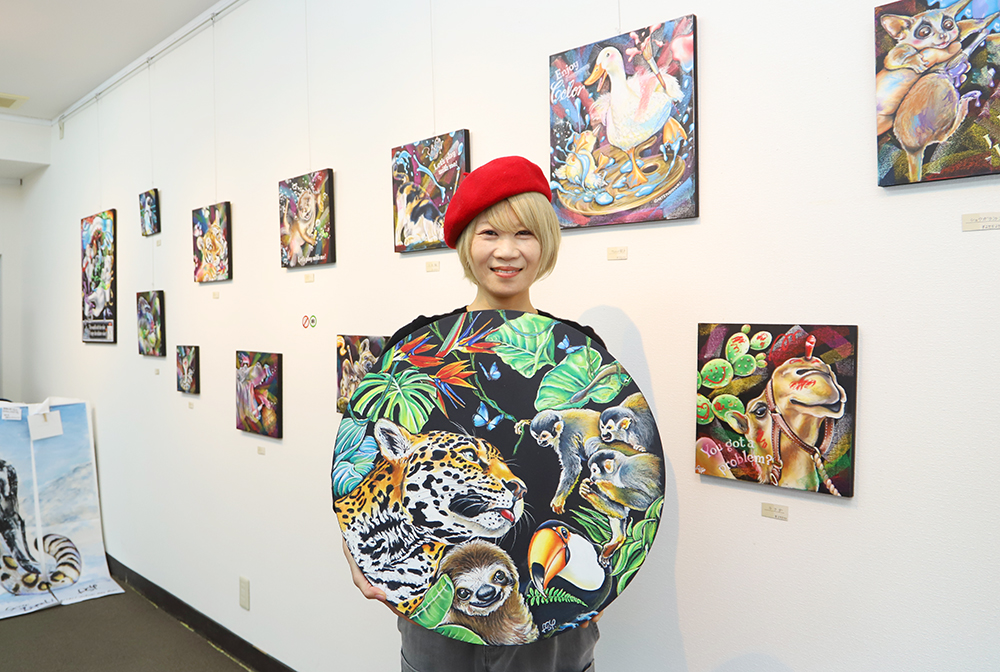 Yukiさんのオイルパステル画展 – 滋賀県長浜市の中心にニュースをお